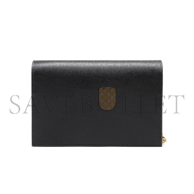 Y*L kate monogram tassel chain wallet in grain de poudre embossed leather 452159 (19*12.5*4cm)